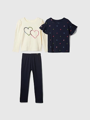 Baby & Toddler Mix Match Three-Piece Outfit Set