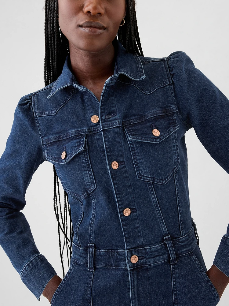 Western Denim Jumpsuit