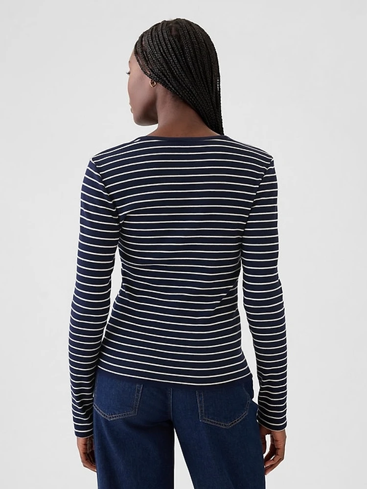 Modern Rib Henley T-Shirt