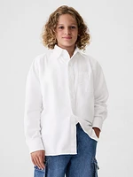 Kids Oversized Oxford Shirt