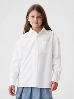 Kids Oversized Oxford Shirt