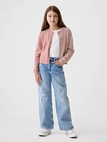 Kids CashSoft Cropped Cardigan