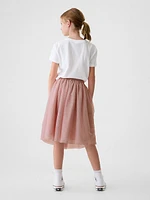 Kids Tulle Midi Skirt