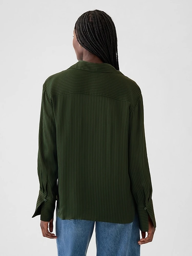 Satin Relaxed Shirt