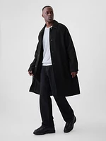 Oversized Wool-Blend Topcoat