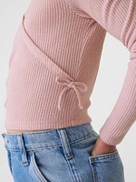 Kids Rib Wrap Top