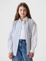 Kids Oversized Oxford Shirt