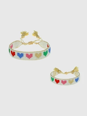 HART Mini and Me Pink Hearts Bracelet Set