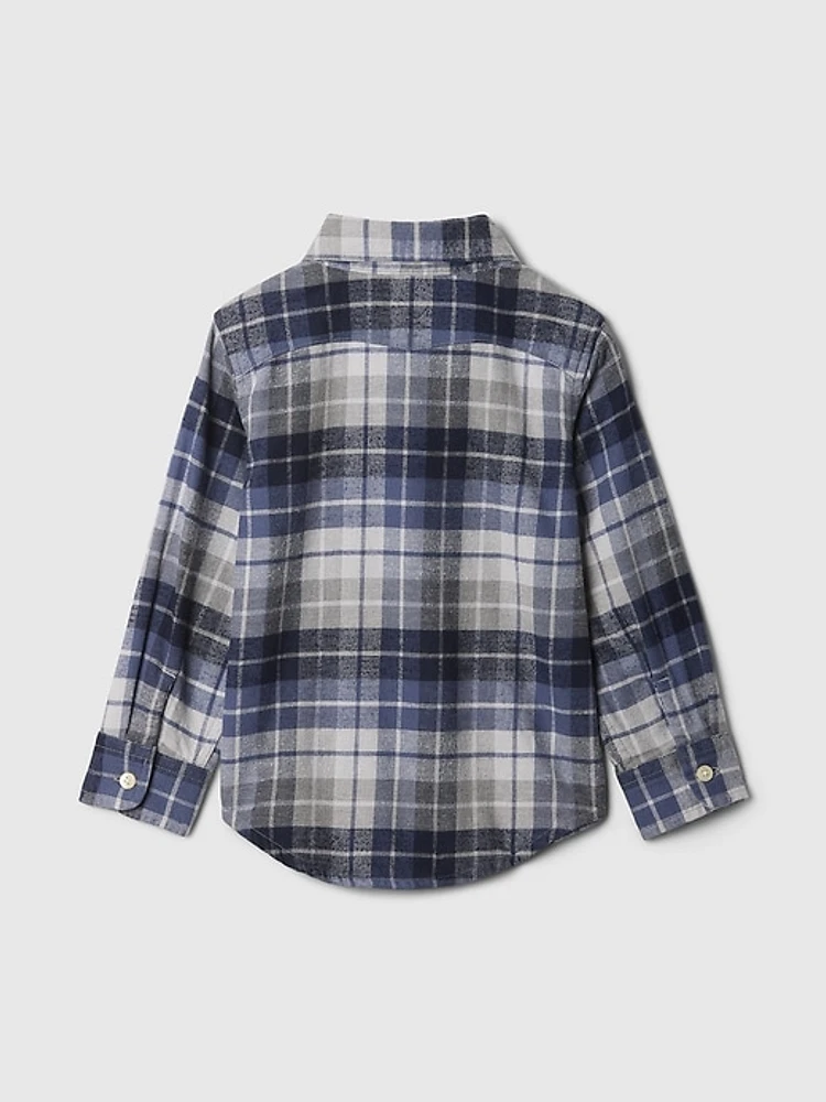 Baby & Toddler Organic Cotton Flannel Shirt