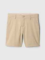 Kids Mid Rise Uniform Bermuda Shorts