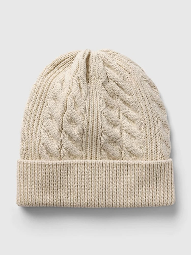 Cable-Knit Beanie