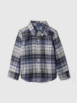 Baby & Toddler Organic Cotton Flannel Shirt