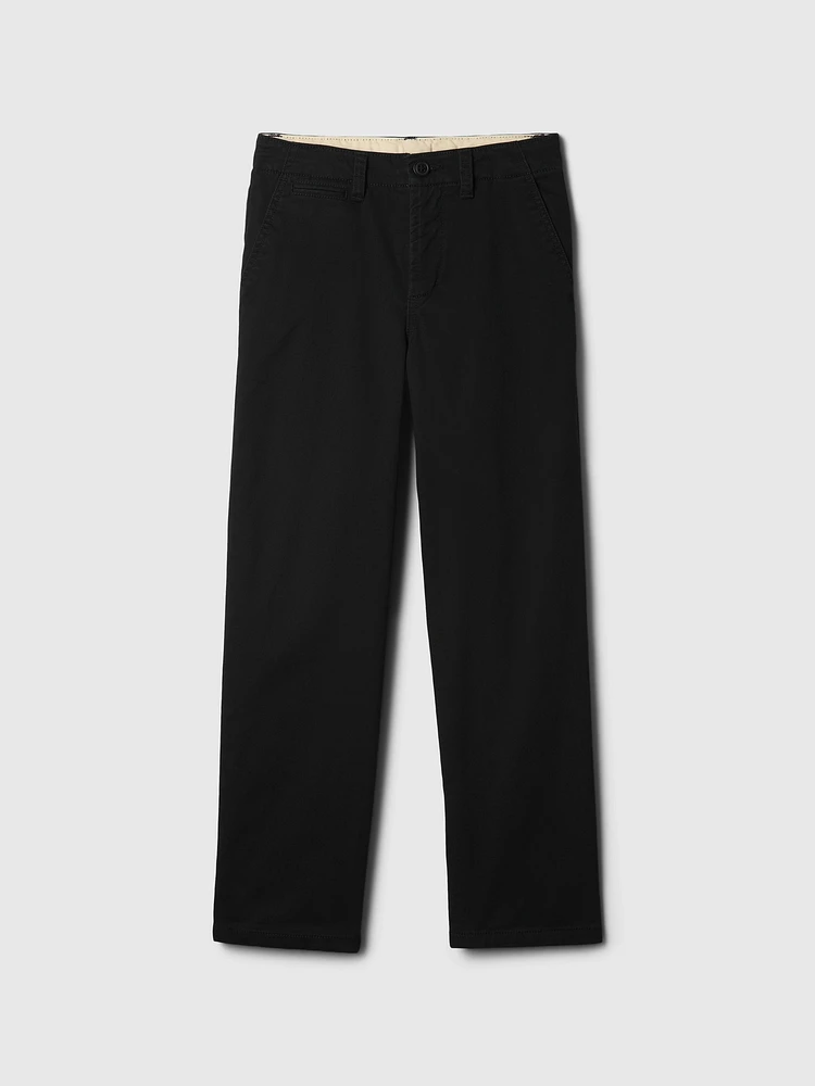 Kids Lined Modern Loose Khakis
