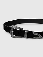 Suede Western Belt