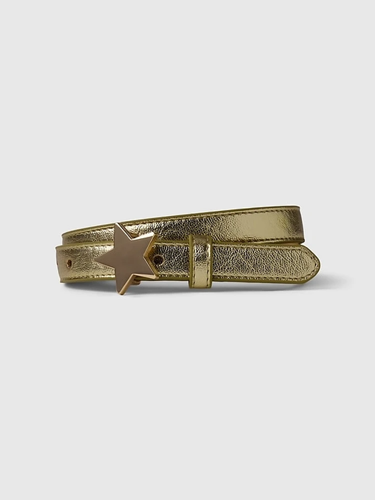 Kids Metallic Star Belt