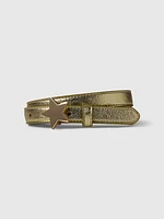 Kids Metallic Star Belt