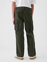 Kids Corduroy Cargo Baggy Pants