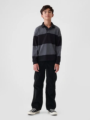 Kids Corduroy Cargo Baggy Pants