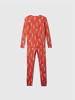 Kids Organic Cotton Henley PJ Set