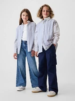 Kids Oversized Oxford Shirt