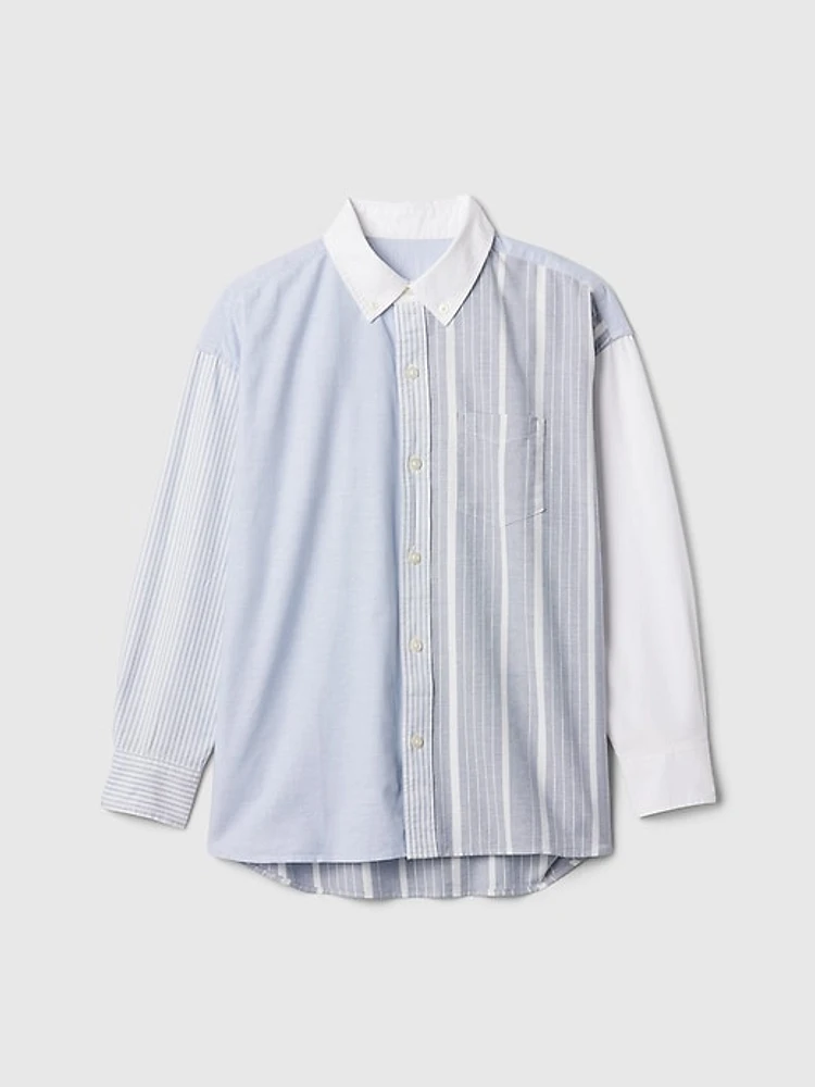 Kids Oversized Oxford Shirt