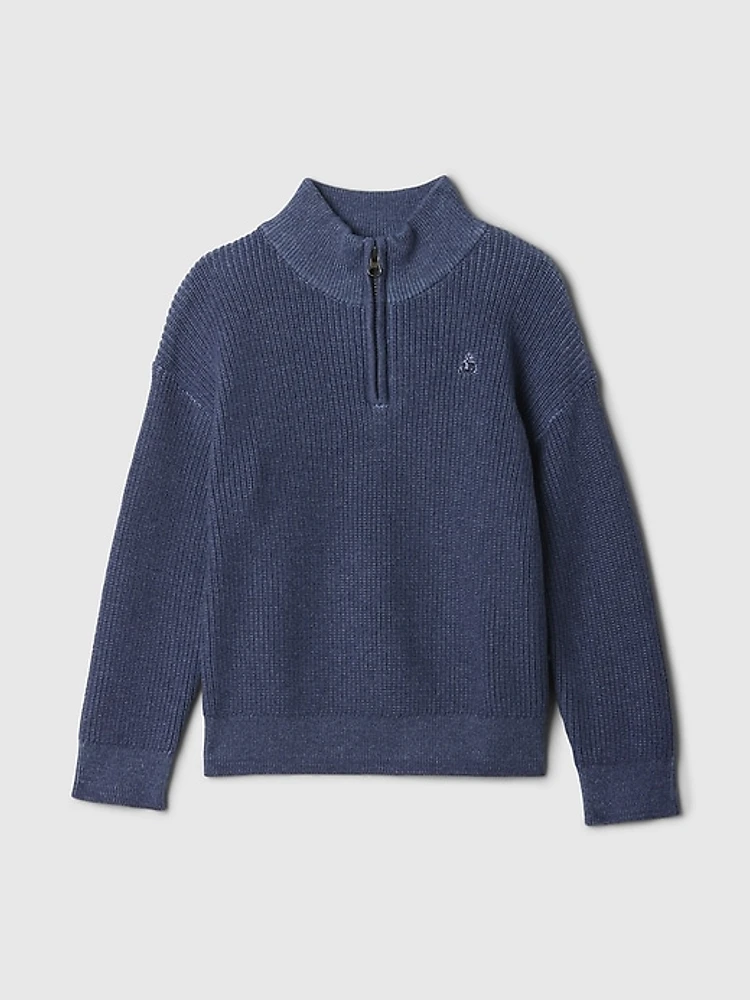 Baby & Toddler Quarter-Zip Sweater Pullover