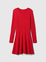 Kids CashSoft Rib Sweater Dress