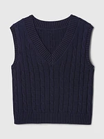 Oversized Sweater Vest