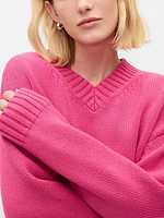 Oversized V-Neck Sweater