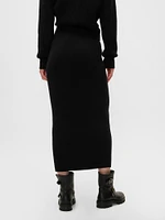CashSoft Rib Sweater Maxi Skirt