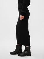 CashSoft Rib Sweater Maxi Skirt