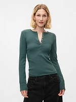 Modern Rib Henley T-Shirt