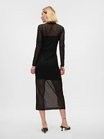 Mesh Midi Dress