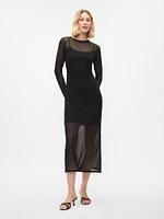 Mesh Midi Dress