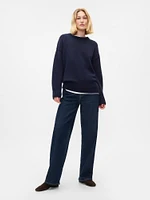 100% Cotton Oversized Boyfriend Sweater