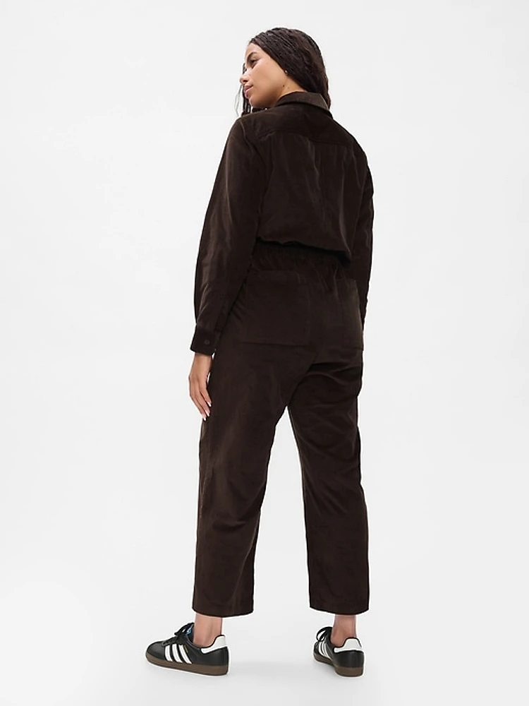 Corduroy Utility Jumpsuit