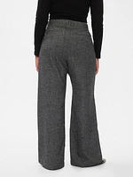 365 High Rise Brushed Twill Pleated Trousers