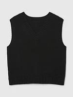 Oversized Sweater Vest