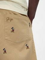 Gap × Disney Embroidered Baggy Khakis