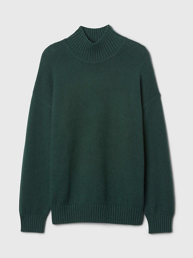 CashSoft Mockneck Sweater