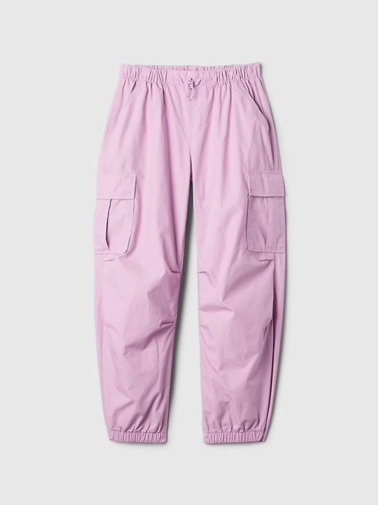 Kids Pull-On Cargo Parachute Pants