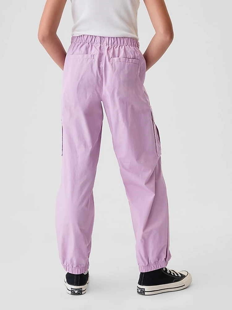 Kids Pull-On Cargo Parachute Pants