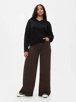 Mid Rise Cargo Baggy Jeans