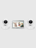 Motorola VM36XL-2 5in Motorized Video Baby Monitor 2 Camera Pack