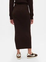 CashSoft Rib Sweater Maxi Skirt