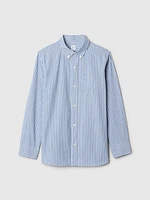 Kids Organic Cotton Poplin Shirt