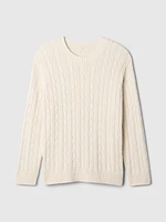 Oversized Cable-Knit Sweater