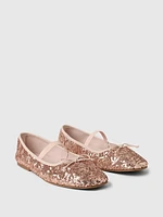 Kids Sequin Ballet Flats