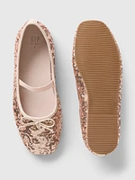 Kids Sequin Ballet Flats