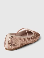 Kids Sequin Ballet Flats